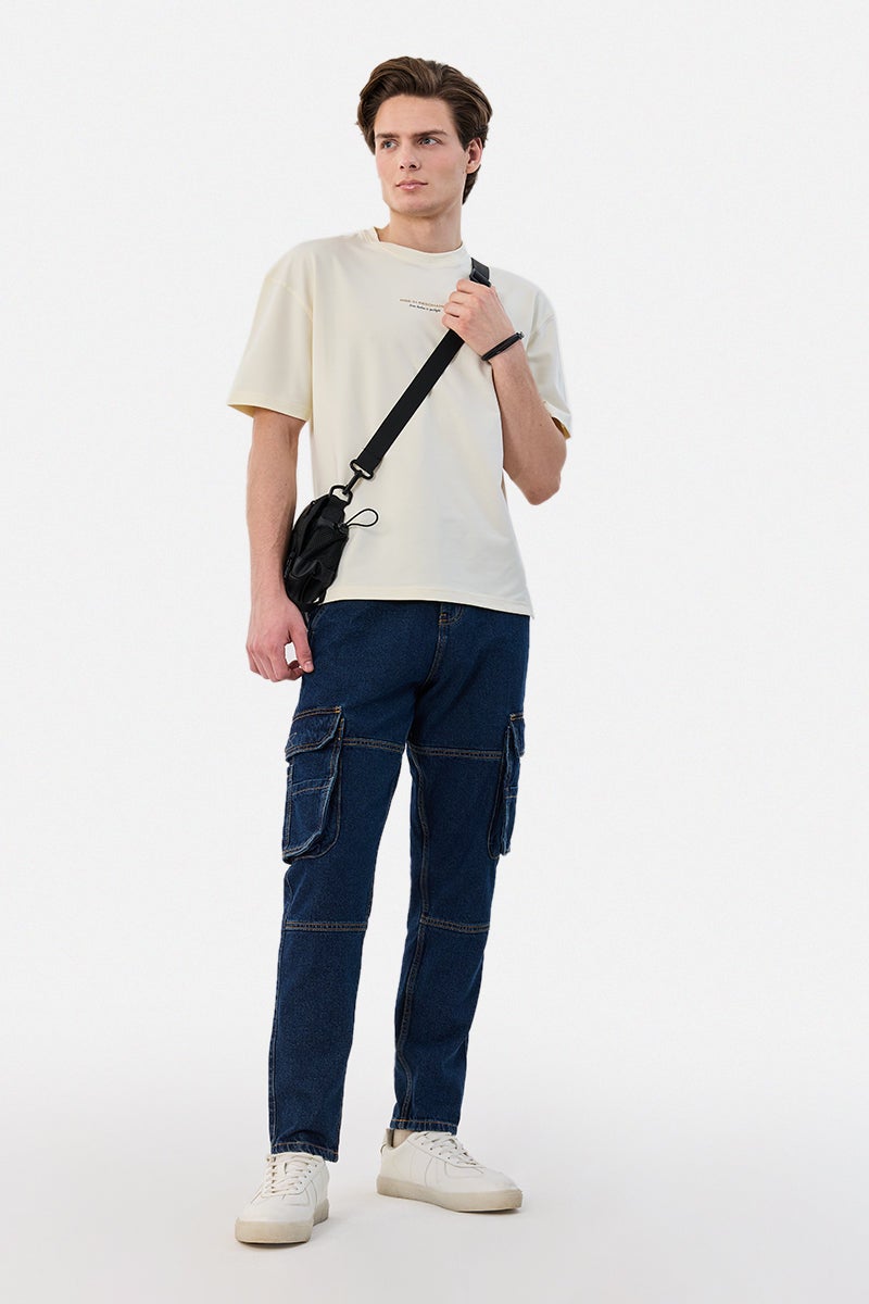 SNITCH Baggy 100% Cotton Six pockets Cargo Pants - Image 3